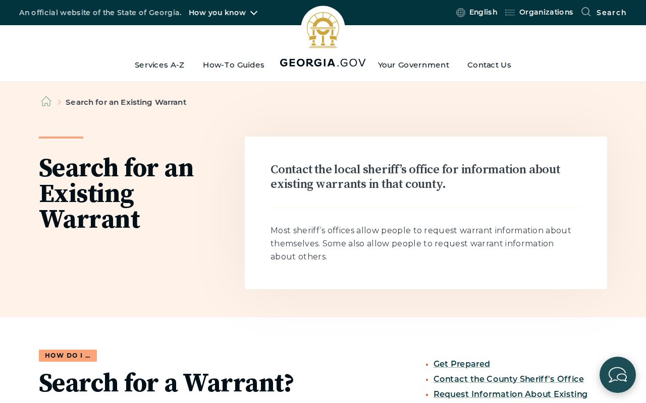 Fannin County active warrants Georgia sheriff fallback