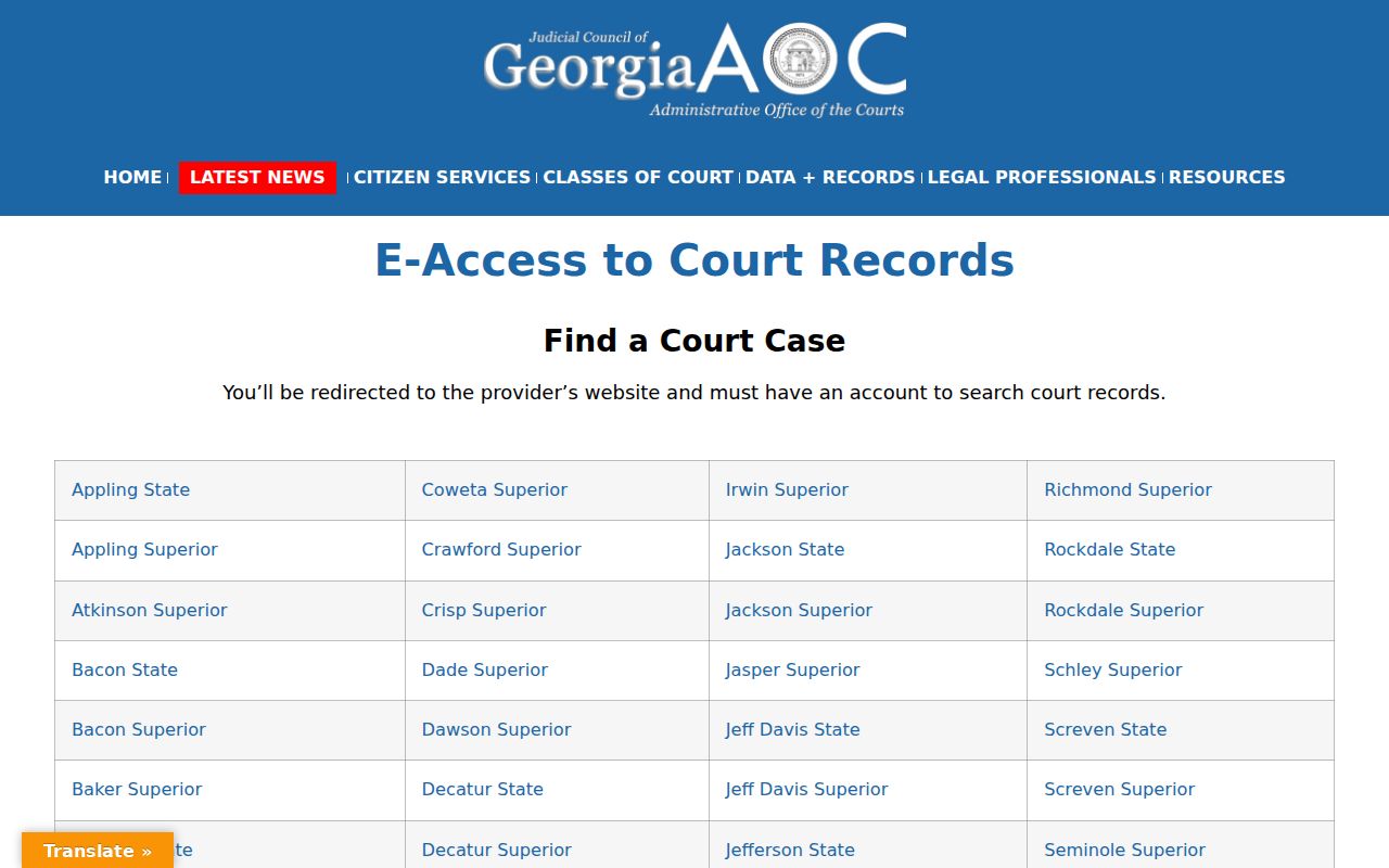Fannin County bench warrant e-access gap